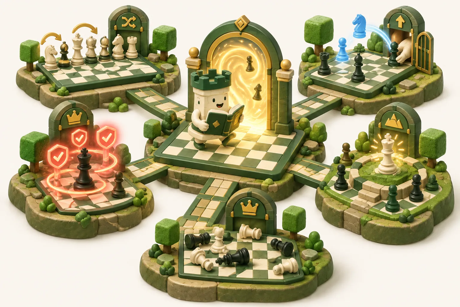 Классические шахматы переходят в Chess960, crazyhouse, сёги, го и отелло