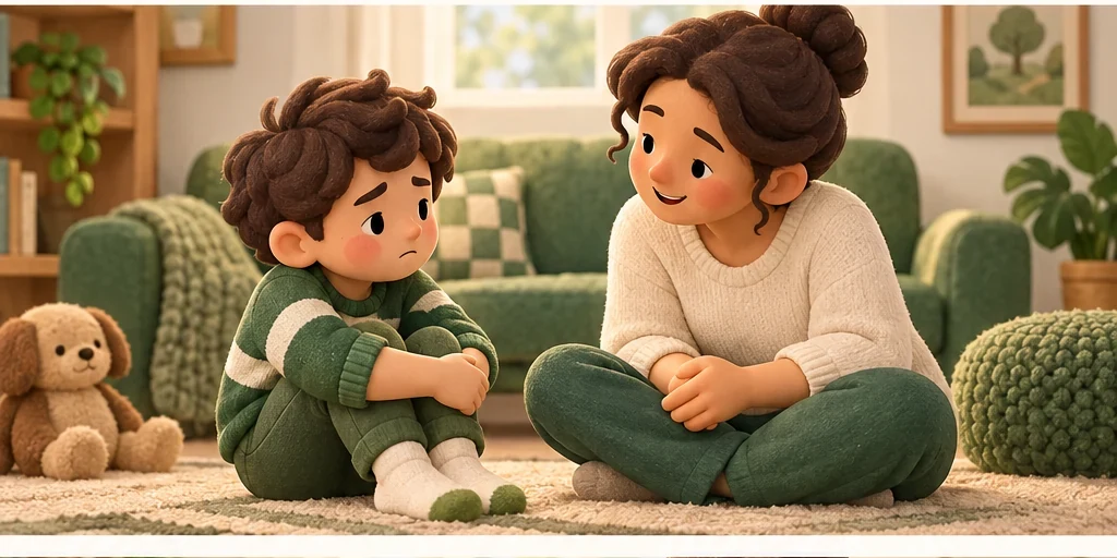 Две карточки выбора: побыть рядом или сделать короткий перерыв